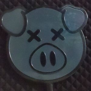 SHANE X JEFFREE BLACK PIG HAND MIRROR